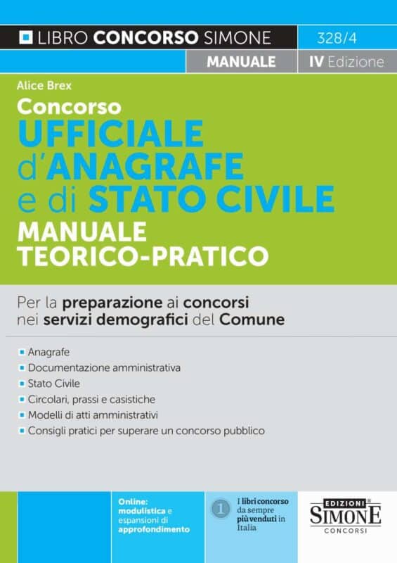 Manuale per L’Ufficiale d’Anagrafe e di Stato Civile – teorico-pratico