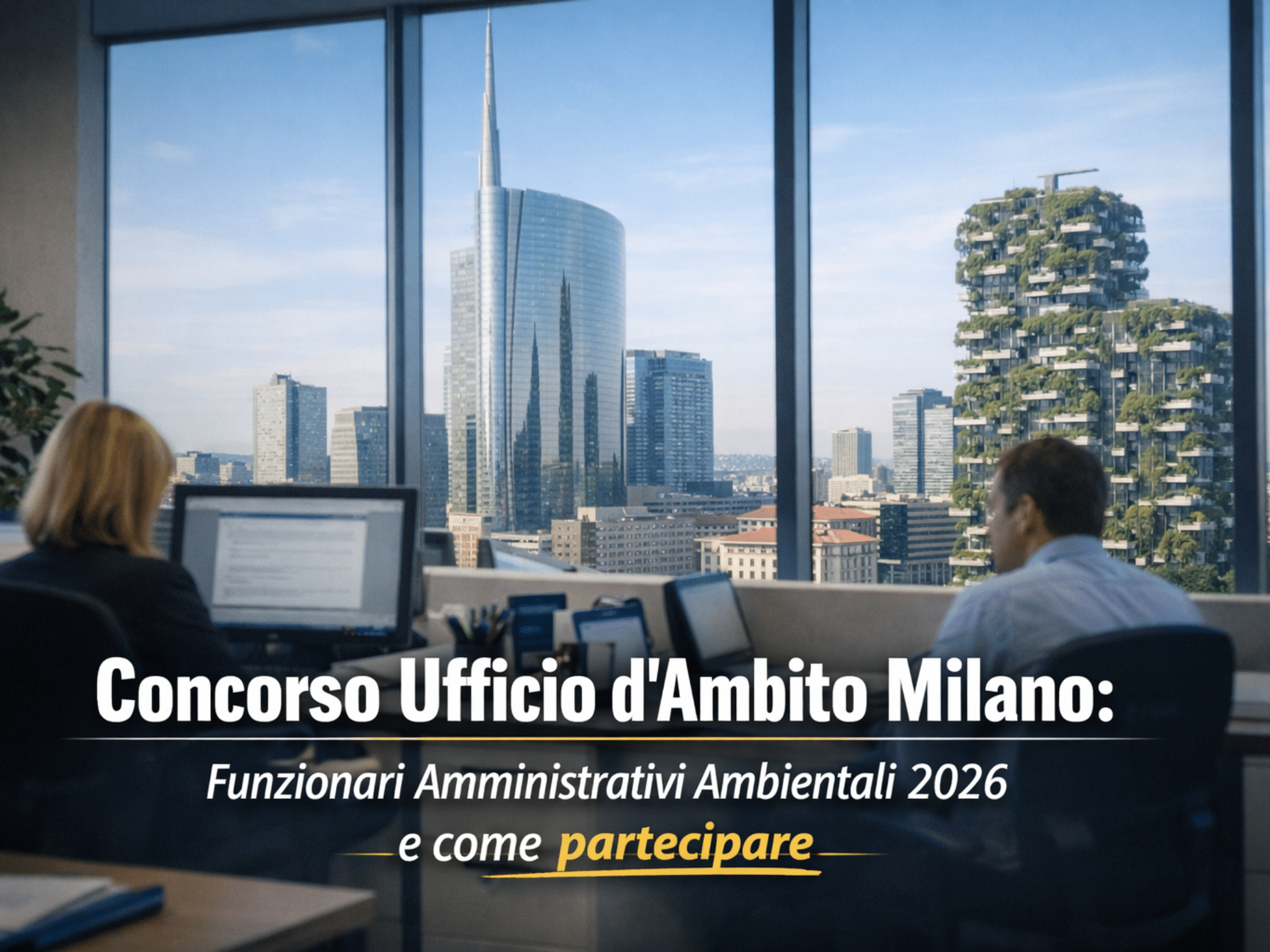 Concorso Ufficio d'Ambito Milano Funzionari Amministrativi Ambientali 2026: 3 posti per laureati