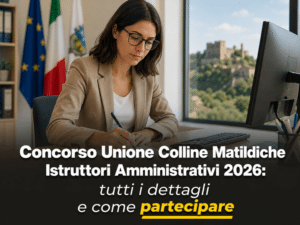 Concorso Unione Colline Matildiche Istruttori Amministrativi 2026 8 posti per a tempo indeterminato