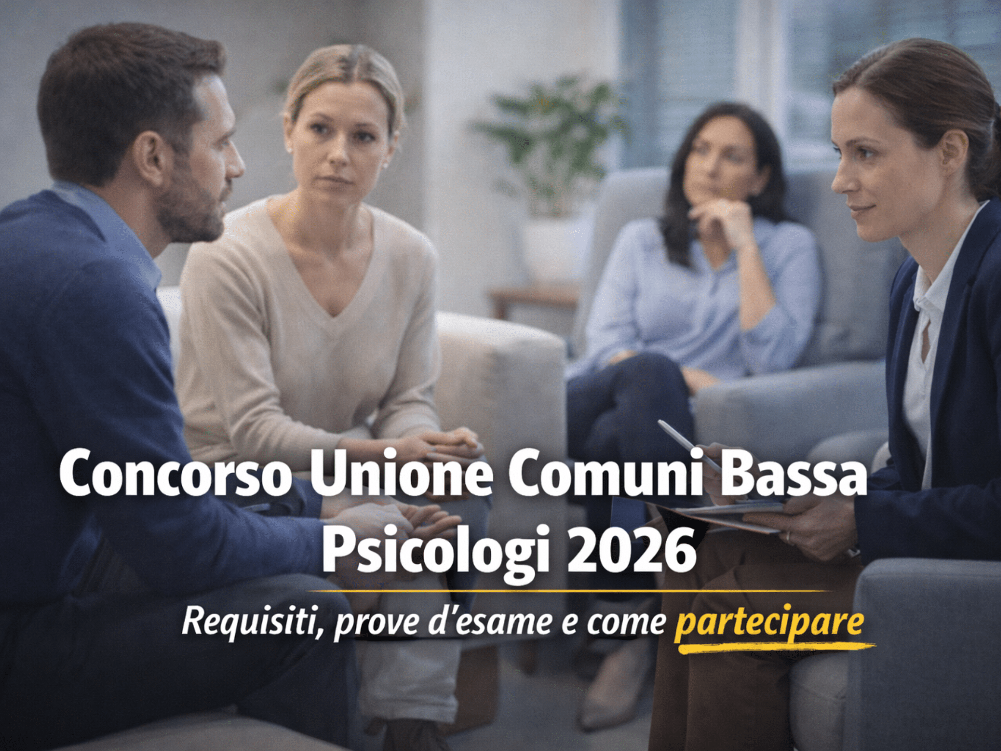 Concorso Unione Comuni Bassa Romagna Psicologi 2026: 4 posti per laureati