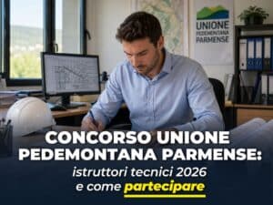 Concorso Unione Pedemontana Parmense Istruttori Tecnici 2026 3 posti a tempo indeterminato