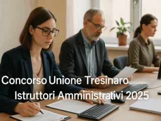 Concorso Unione Tresinaro Secchia Istruttori Amministrativi 2025