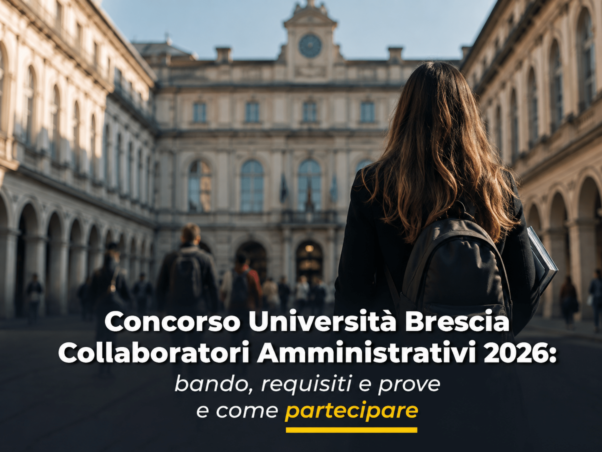 Concorso Università Brescia Collaboratori Amministrativi 2026: 4 posti per diplomati