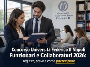 Concorso Università Federico II Napoli Funzionari e Collaboratori 2026 4 posti per laureati