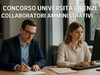 Concorso Università Firenze Collaboratori Amministrativi 9 posti per categorie protette