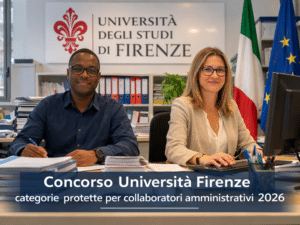 Concorso Università Firenze categorie protette 2026 - 18 posti per collaboratori amministrativi