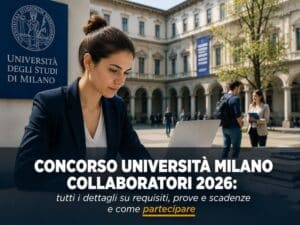 Concorso Università Milano Collaboratori 2026 8 posti a tempo indeterminato
