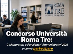 Concorso Università Roma Tre Collaboratori e Funzionari Amministrativi 2026 7 posti a tempo indeterminato (1)