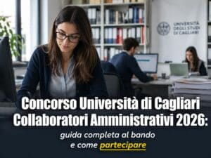 Concorso Università di Cagliari Collaboratori Amministrativi 2026 8 posti per diplomati