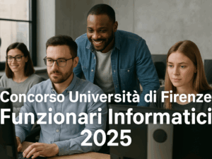Concorso Università di Firenze Funzionari Informatici 2025 – 8 posti per laureati a tempo indeterminato