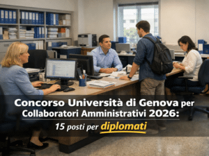 Concorso Università di Genova per Collaboratori Amministrativi 2026