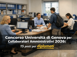 Concorso Università di Genova per Collaboratori Amministrativi 2026