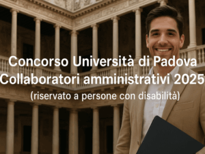 Concorso Università di Padova Collaboratori amministrativi 2025