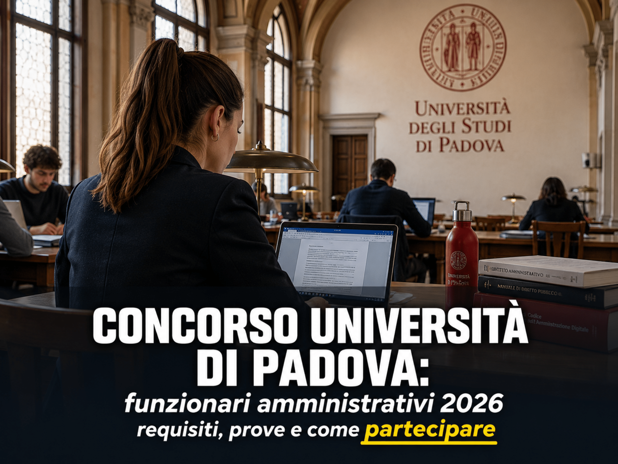 Concorso Università di Padova Funzionari Amministrativi 2026: 5 posti a tempo indeterminato