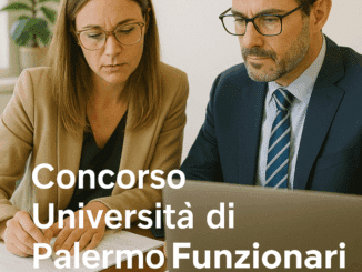 Concorso Università di Palermo Funzionari 2025 12 posti per laureati