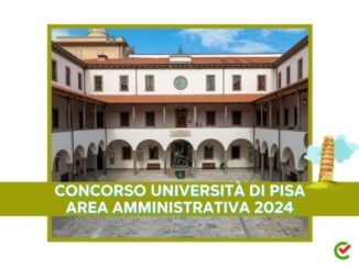 Concorso Università di Pisa Area Amministrativa 2024