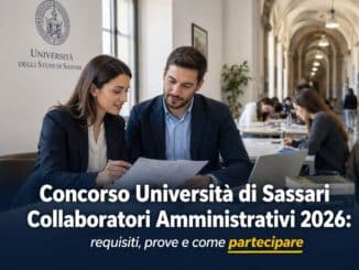 Concorso Università di Sassari Collaboratori Amministrativi 2026 15 posti a tempo indeterminato