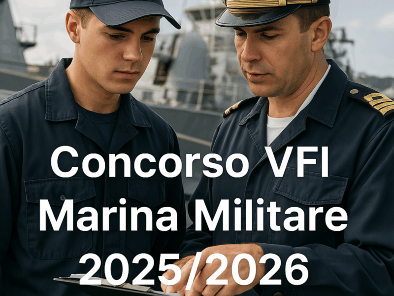 Concorso VFI Marina Militare 2025-2026