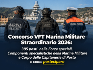 Concorso VFT Marina Militare Straordinario 2026