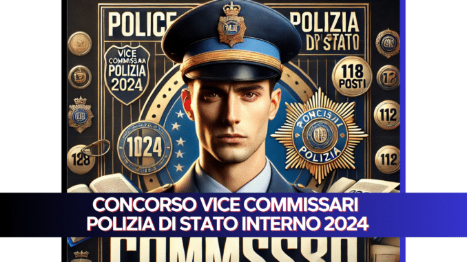 Concorso Vice Commissari Polizia di Stato Interno 2024