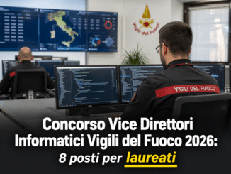 Concorso Vice Direttori Informatici Vigili del Fuoco 2026