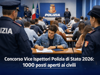 Concorso Vice Ispettori Polizia di Stato 2026 1000 posti