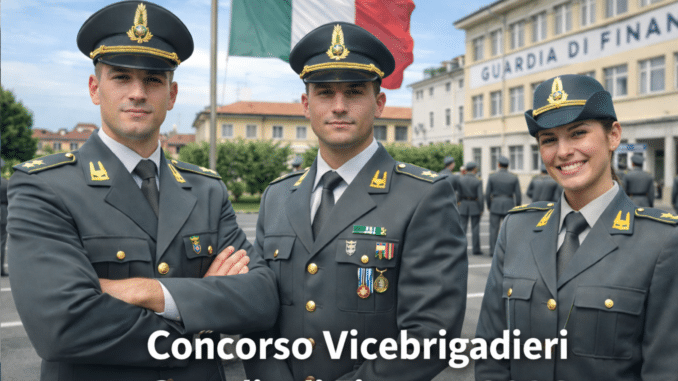 Concorso Vicebrigadieri Guardia di Finanza 2026 320 posti per laureati