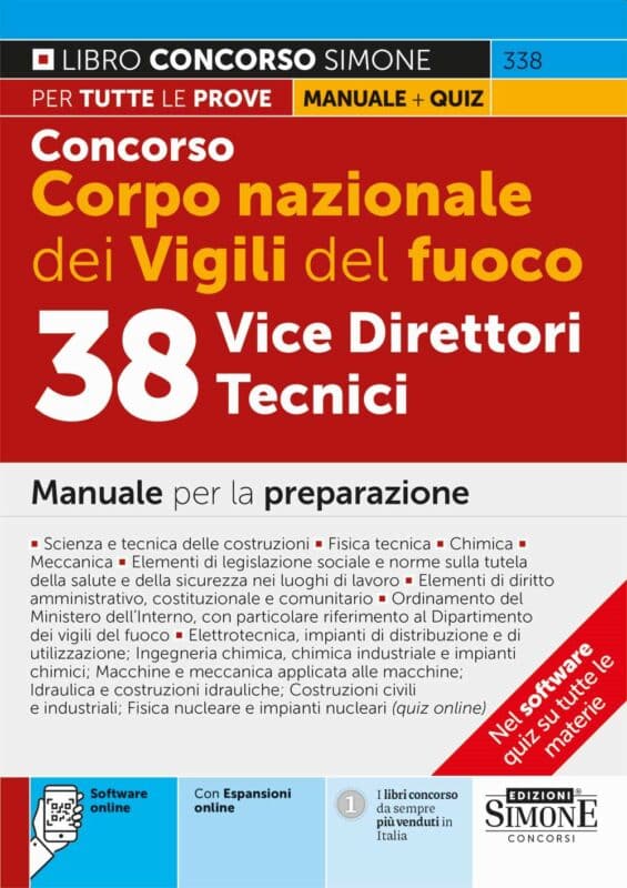 Manuale Concorso Vigili del Fuoco Vice Direttori 2025 – Per la preparazione