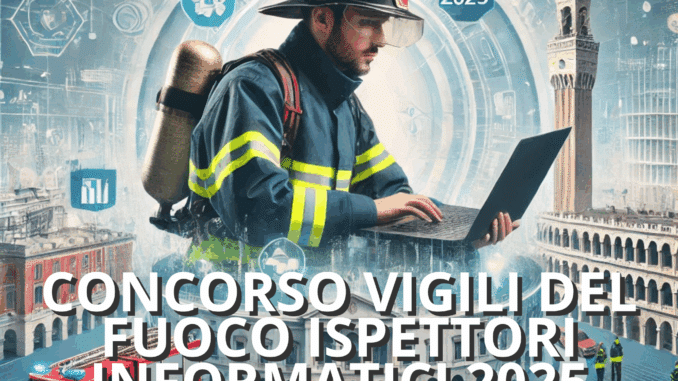 Concorso Vigili del Fuoco Ispettori Informatici 2025 Nessuna preselezione e nomina della commissione – Preparati alla prova scritta