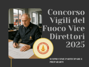 Concorso Vigili del Fuoco Vice Direttori 2025 38 posti per laureati