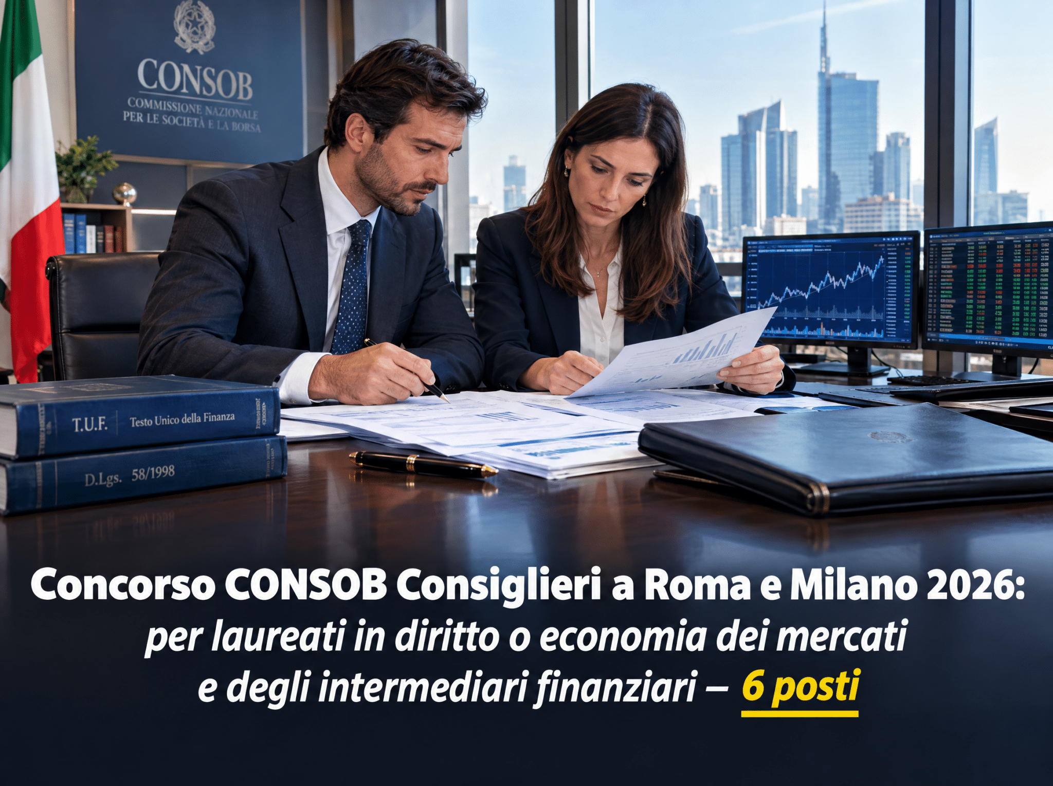 Concorso consob consiglieri 2026