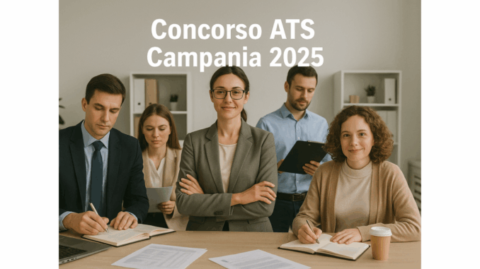 Concorso ATS Campania 2025 : 410 posti per laureati