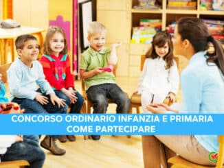 Concorso ordinario infanzia e primaria - come partecipare