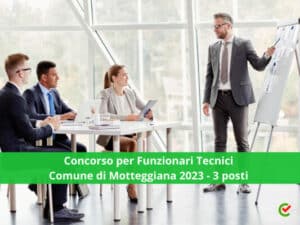 Concorso per Funzionari Tecnici Comune di Motteggiana 2023 - 3 posti