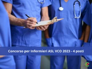 Concorso per Infermieri ASL VCO 2023 - 4 posti