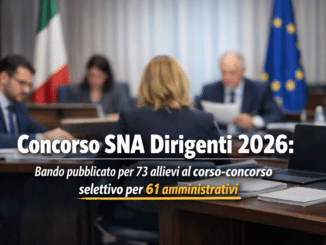 Concorso sna per dirigenti amm