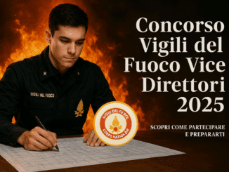 Concorso vice direttori antincendi 2025