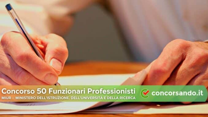 Concorso_MIUR_Funzionari_Professionisti Concorso_MIUR_Funzionari_Professionisti