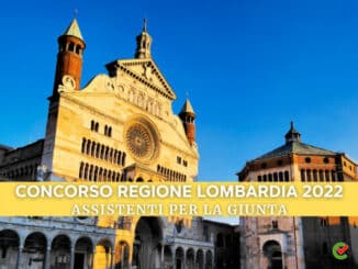 Concorso Regione Lombardia 2022 assistenti giunta