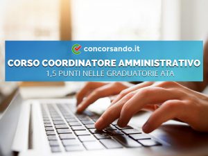 Corso Coordinatore Amministrativo Online Graduatorie ATA