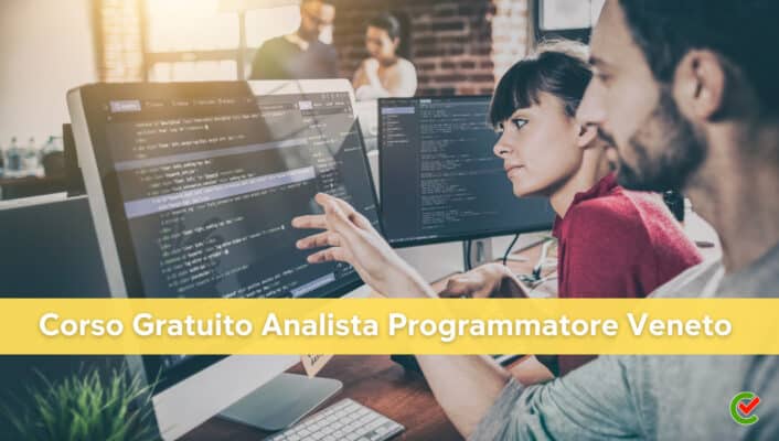 Corso Gratuito Analista programmatore Veneto 2023 - Per disoccupati under 30