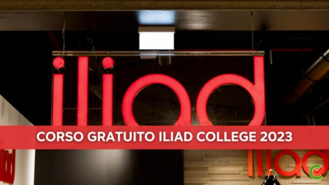 Corso Gratuito Iliad College 2023 - Per neolaureati e neodiplomati