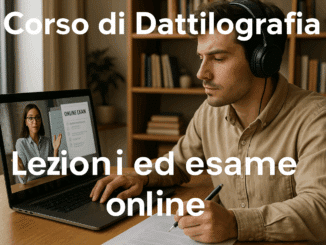Corso di Dattilografia – Lezioni ed esame online