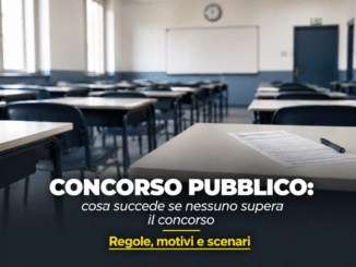 Cosa succede se nessuno supera il concorso pubblico