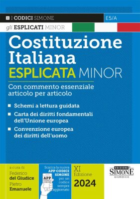 Costituzione Italiana Esplicata Minor