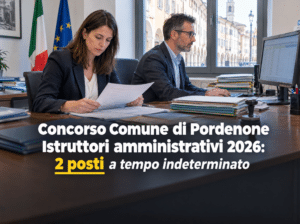 Concorso Comune di Pordenone Istruttori amministrativi