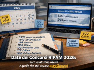 Date dei Concorsi RIPAM 2026 ecco quali sono uscite