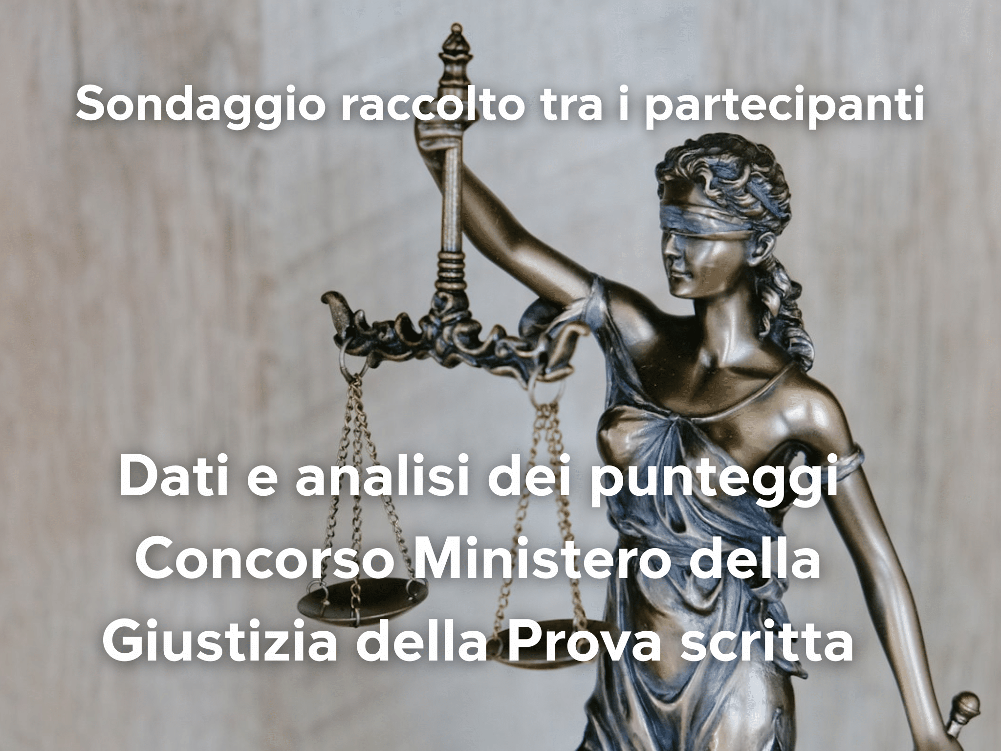 Analisi dati sondaggio Concorso Ministero Giustizia 2025
