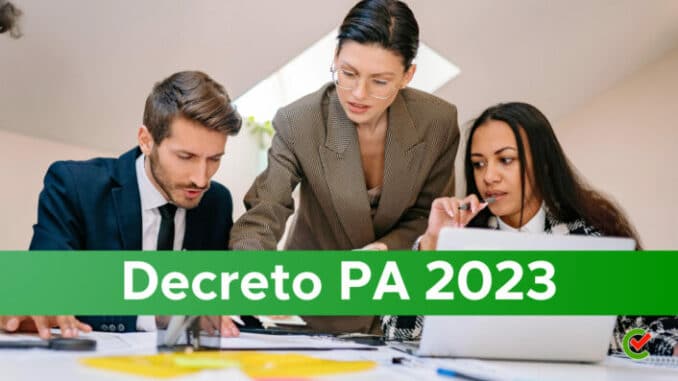 
Decreto PA 2023