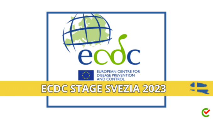 ECDC Stage Svezia 2023 - Tirocini retribuiti a Stoccolma